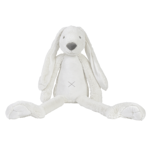 GIANT Rabbit Richie knuffel met naam Ivory / wit (Happy-Horse)
