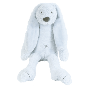 Rabbit Richie knuffel blauw met naam  (Happy-Horse) Groot