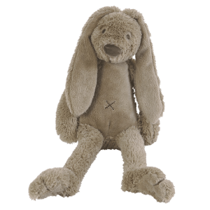 Rabbit Richie knuffel met naam clay bruin (Happy-Horse) Groot