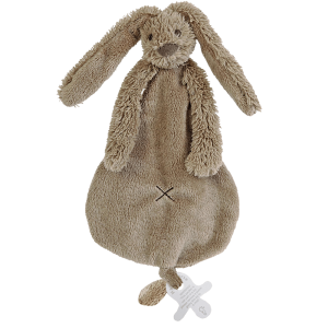 Rabbit Richie Clay met naam bruin Tuttle (Happy-Horse)