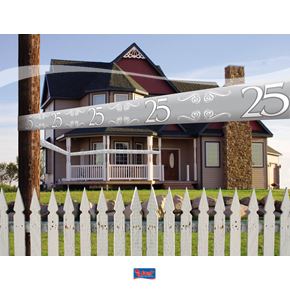 Markeerlint jubileum 25 jaar zilver 15 meter