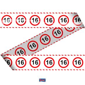 Markeerlint Verkeersbord 16 jaar /15 meter
