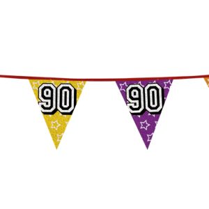 vlaggenlijn 90 jaar holografische