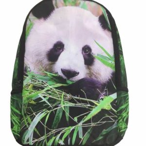 Kinderrugtas Dieren Panda met naam