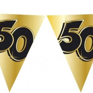 Vlaggenlijn “50” Goud
