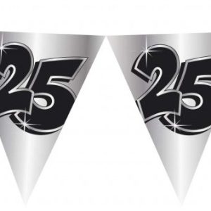 Vlaggenlijn “25” Zilver