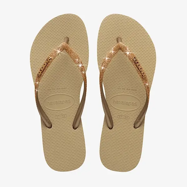 Havaianas Slippers Slim Glitter Goud - Afbeelding 4