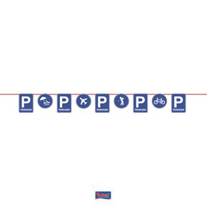 Vlaggenlijn Papier Pensioen 10 meter