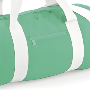 Gepersonaliseerde barrel sporttas met naam (Mint)