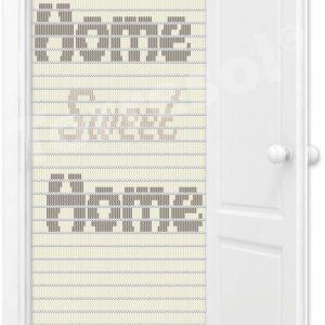 torresol VLIEGENGORDIJN HOME SWEET HOME 91 kant klaar