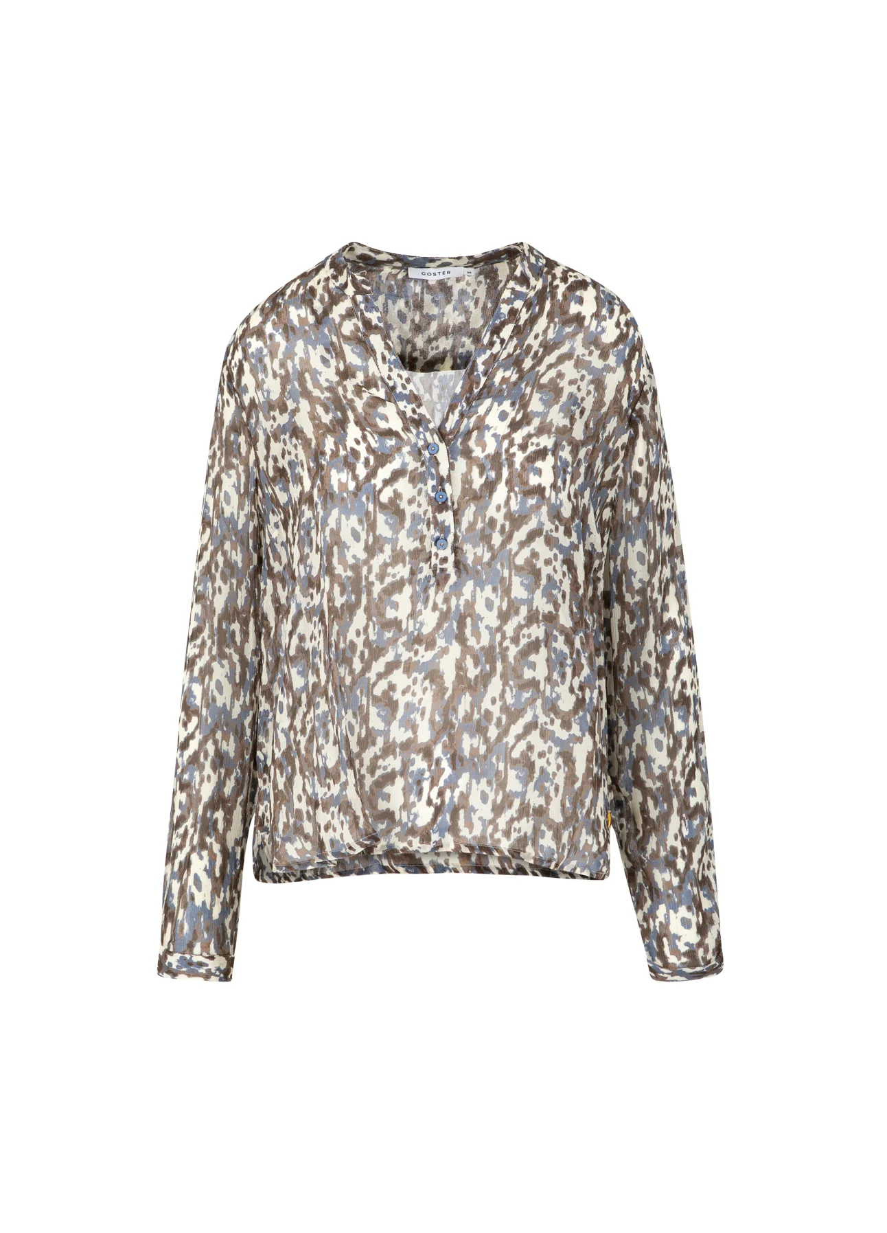 BLOUSE IN DROMENLAND PRINT - Blue dreamscape print - Afbeelding 5