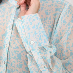 BLOUSE MET LUIPAARDVLEKKEN PRINT - Leo splash print