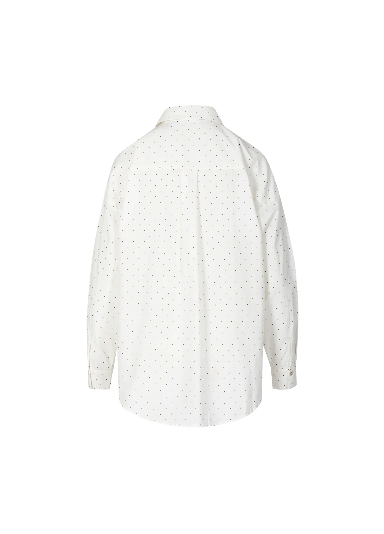 BLOUSE MET STIPPEN - WEEP - Sand / white dot - Afbeelding 3