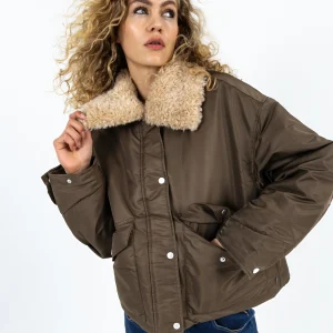 BOMBERJACK MET BONTHALS - Brown