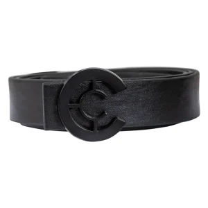 BREDE LOGOGORDEL - Black - 100 (Black buckle)