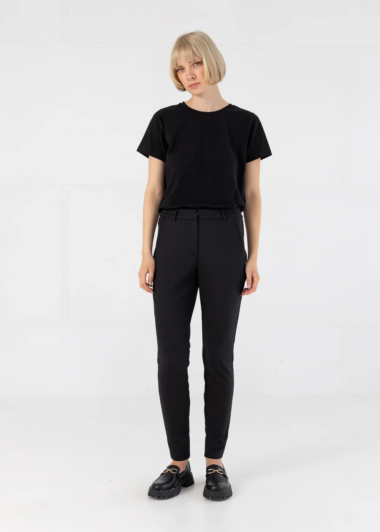 BROEK MET NORMALE LENGTE - STELLA FIT - Black - Afbeelding 3