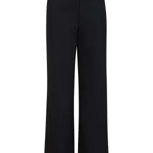 BROEK MET WIJDE PIJPEN - PETRA-PASVORM - Black