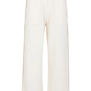 BROEK MET WIJDE PIJPEN - SILLE PASVORM - Off White
