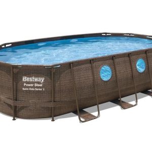Bestway 56716  Power Steel Swim Vista Series 549 x 274 x 122 cm ovale zwembad