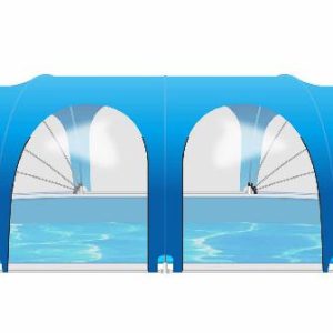 Blue bay Poolhouse ovaal 610