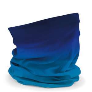 Buff sjaal met naam / bedrijfslogo (Blauw)