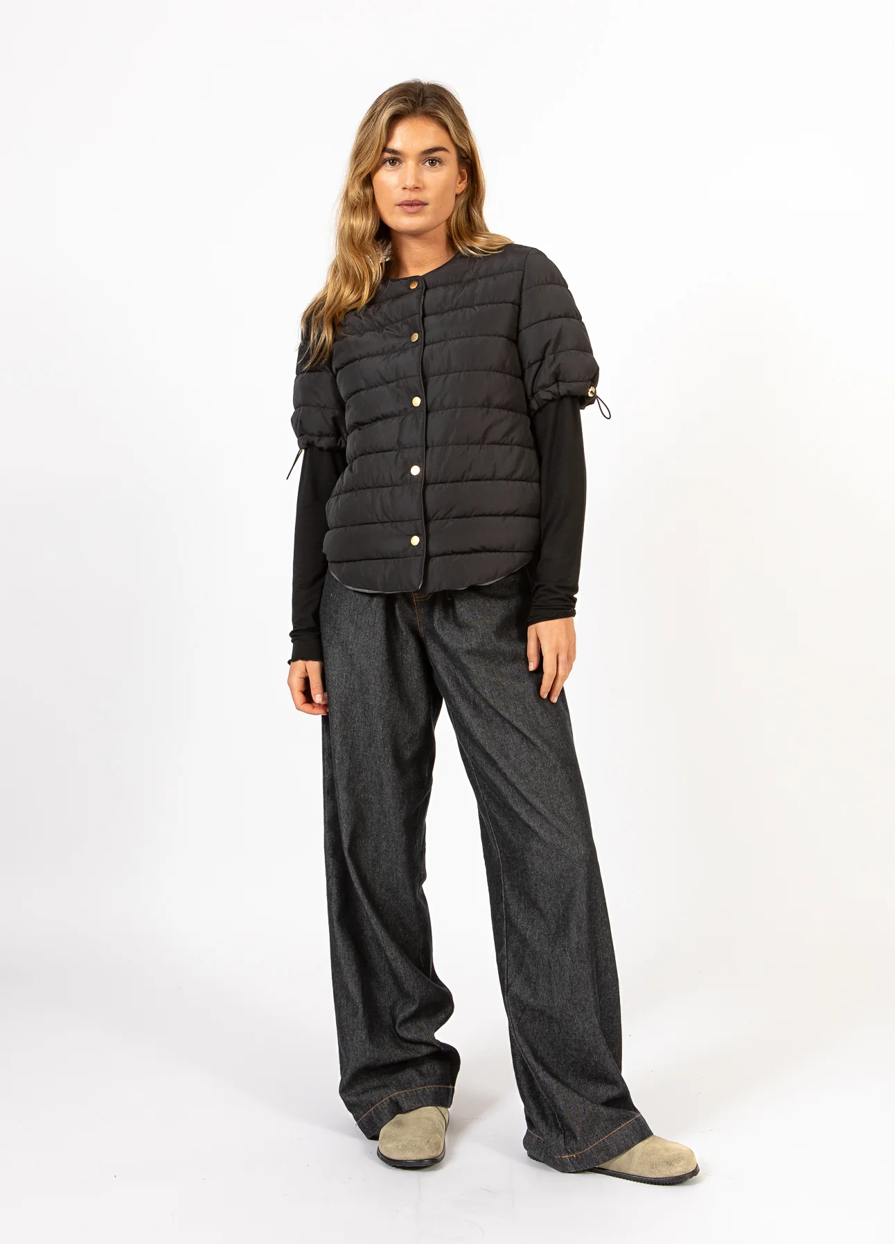 CC HEART ASTA QUILTED KORTE MOUW JAS - Afbeelding 4