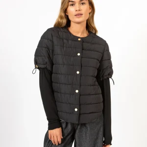 CC HEART ASTA QUILTED KORTE MOUW JAS