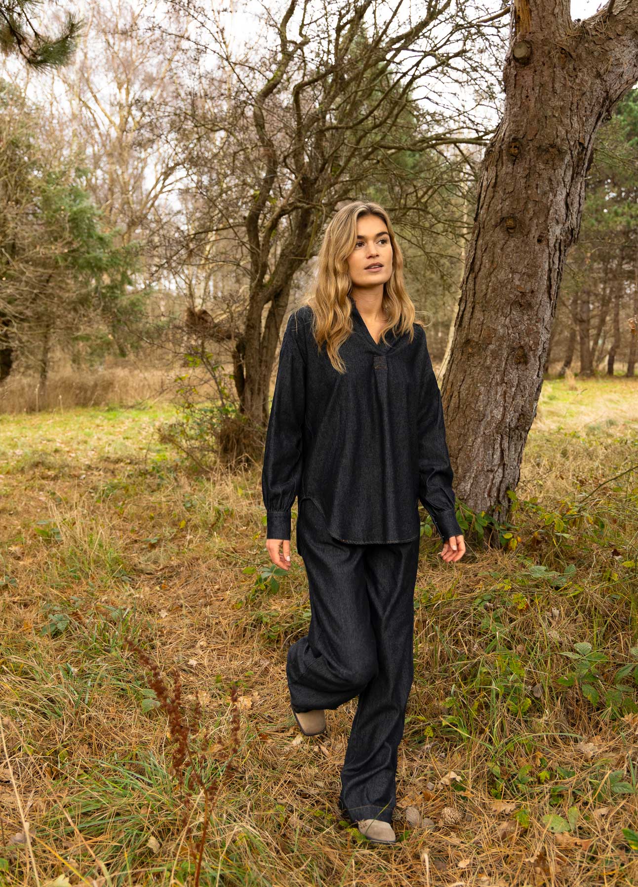 CC HEART ELLIS DENIM TUNIC SHIRT - Afbeelding 9