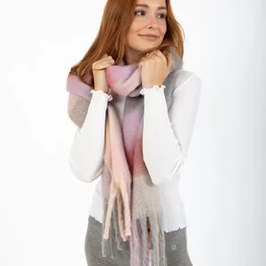 CC HEART GROOT GERUITE SJAAL - Rose/pink mix