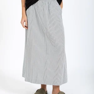 CC HEART GWEN LANGE ROK - Black stripe