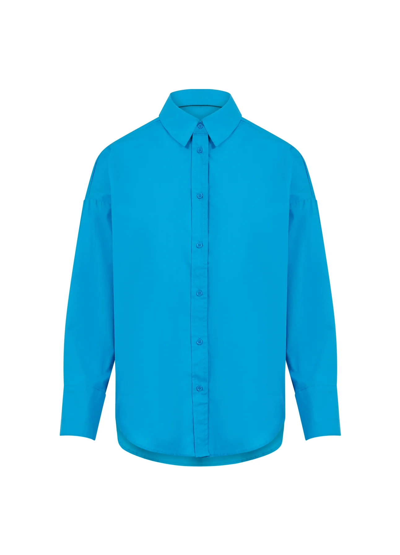 CC HEART HARPER OVERSIZED KATOENEN SHIRT - Ocean Blue