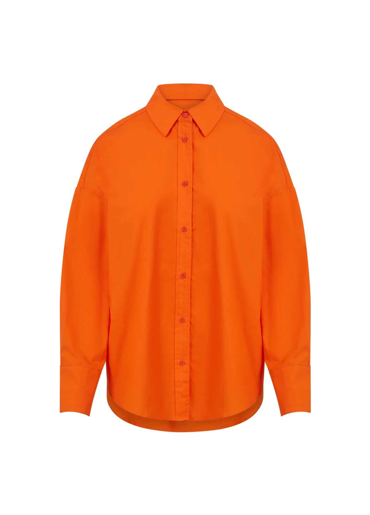 CC HEART HARPER OVERSIZED KATOENEN SHIRT - Orange -701 - Afbeelding 2