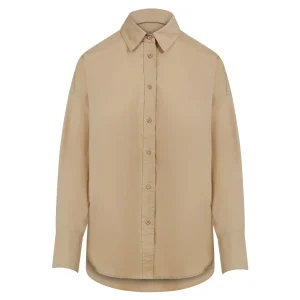 CC HEART HARPER OVERSIZED KATOENEN SHIRT - Sand