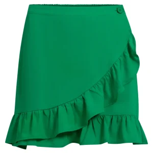 CC HEART HOLLY SKIRT W. RUFFLES - Emerald green