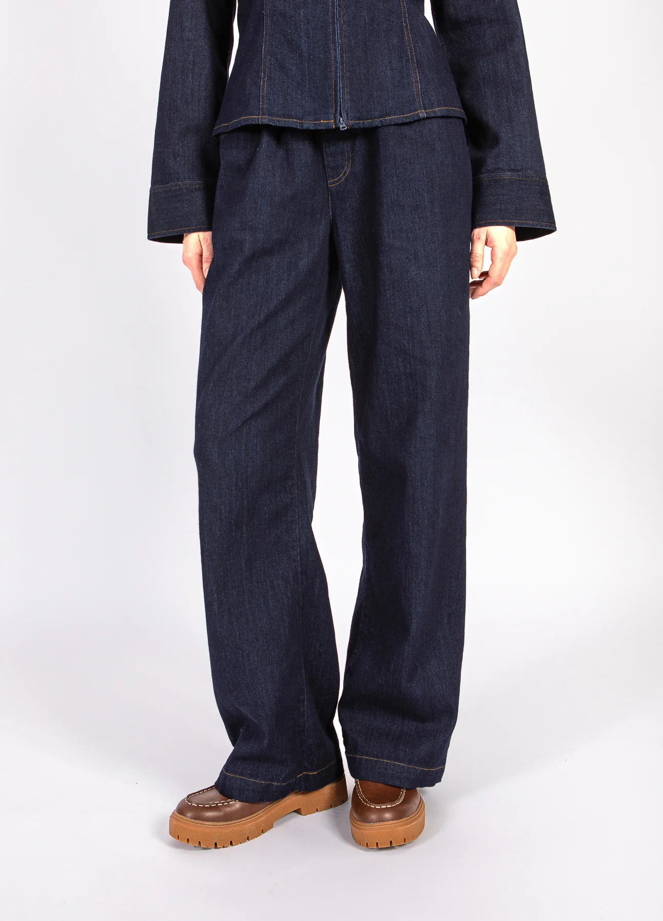 CC HEART KALANI DENIM BROEK - Dark denim blue - Afbeelding 3