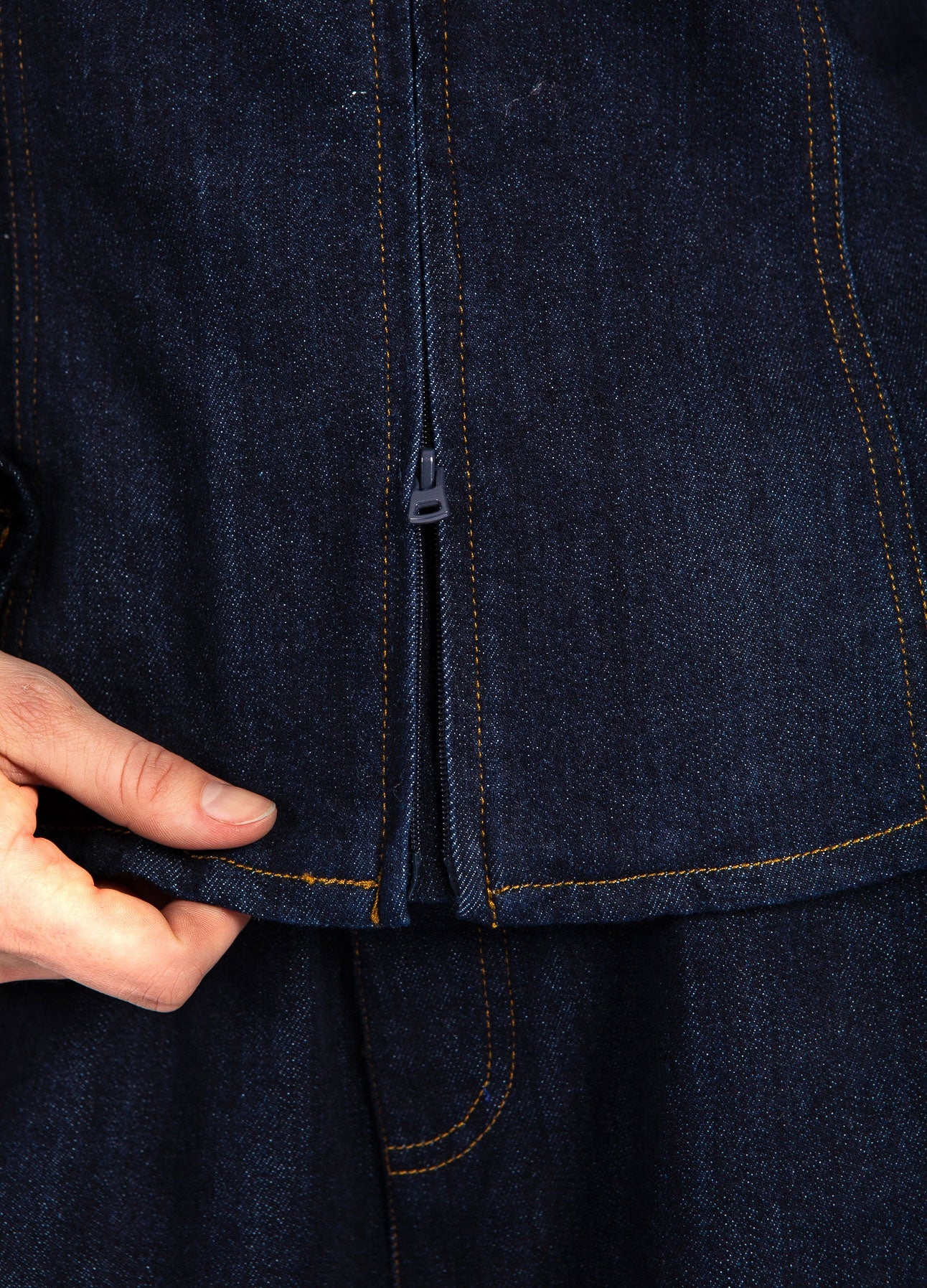 CC HEART KALANI DENIM RITSOVERHEMD - Dark denim blue - Afbeelding 6