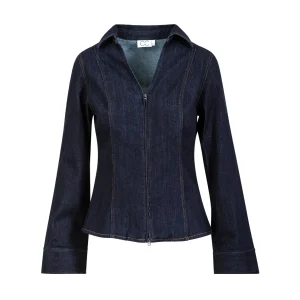 CC HEART KALANI DENIM RITSOVERHEMD - Dark denim blue