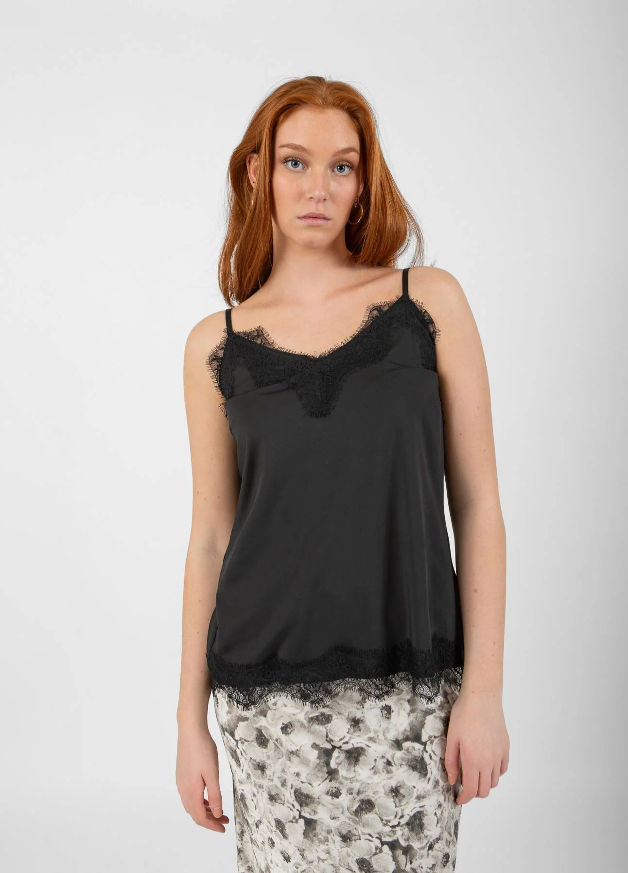 CC HEART KANTENTOP - Black - Afbeelding 3