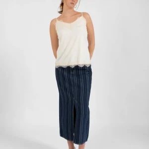 CC HEART KANTENTOP - Cream