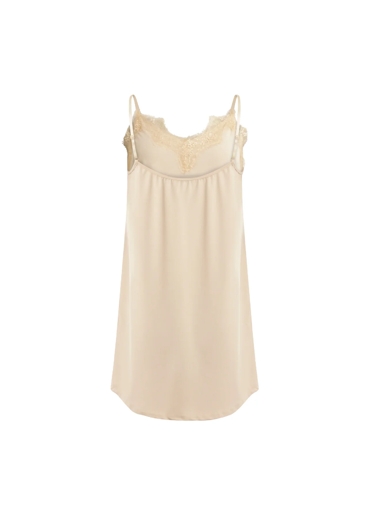 CC HEART SLIP JURK MET KANT - Nude - Afbeelding 4