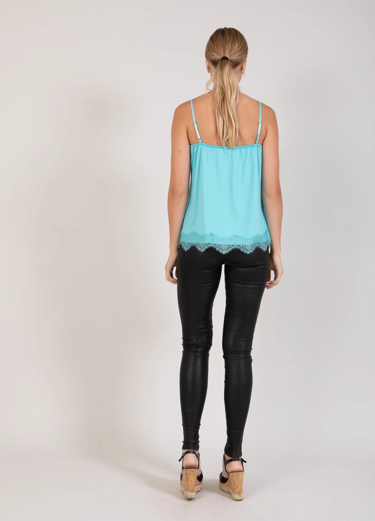 CC HEART KANTENTOP - Aqua blue - Afbeelding 5