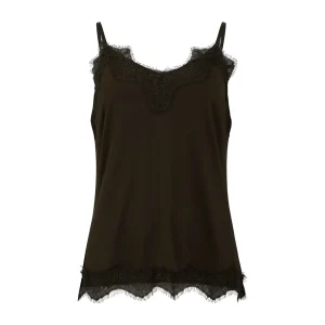 CC HEART KANTENTOP - Black