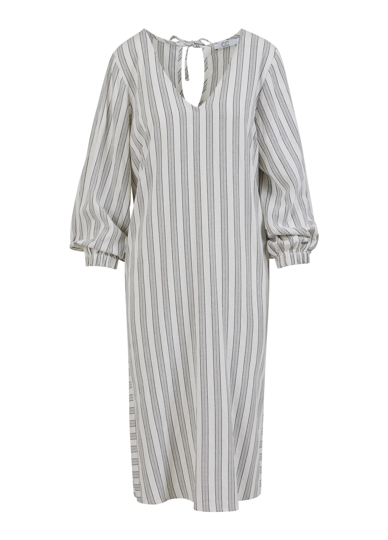 CC HEART LINA LOSJES JURK IN LEEFSTIJLOPTIEK - Cream/black stripes - Afbeelding 7