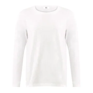 CC HEART LANGARM T-SHIRT - White