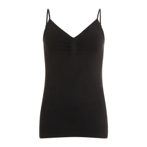 CC HEART NAADLOZE MOUWLOZE TOP - Black