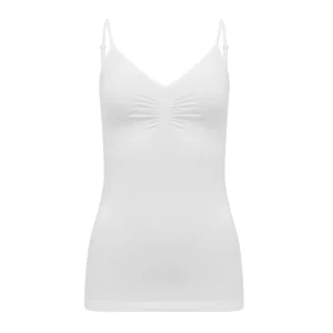 CC HEART NAADLOZE MOUWLOZE TOP - White