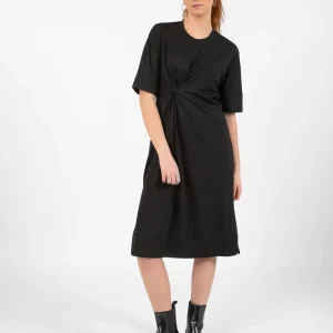 CC HEART NOLA DRAPERET JERSEY JURK - Black