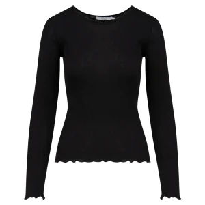 CC HEART POPPY ZIJDE RIBBLOES - Black