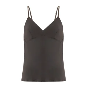 CC HEART RACERBACK TOP - Black