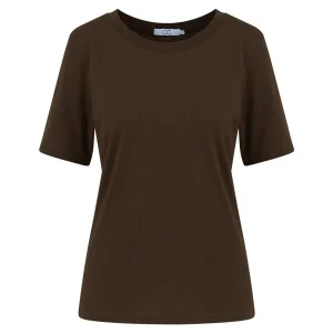 CC HEART REGULIERE T-SHIRT - Chocolate nut